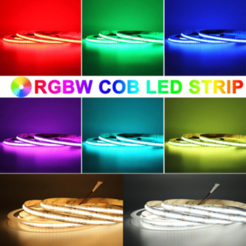 RGBW RGB + warm white or coolwhite RGBW COB strip
