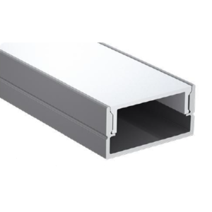 LLT-WSSEALOP2M wide shallow surface extrusion aluminium opal, profile, channel