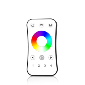 4 Zone RGBW Remote -RGBW colour wheel, stannd alone white, mode control